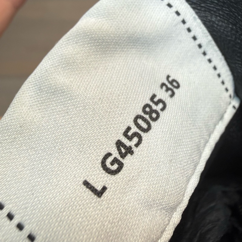 99新 Chanel/香奈兒 24S 黑白灰拼色麂皮運動鞋 尺碼/36 碼-7