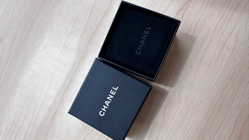 香奈兒 經典雙C水鑽耳環-4