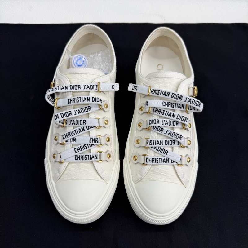 閒置新未使用DIOR迪奧 Walk'n'Dior 厚底鞋白色 36.5碼-1