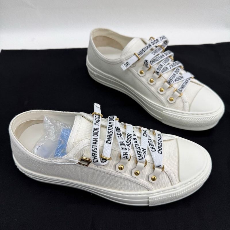 閒置新未使用DIOR迪奧 Walk'n'Dior 厚底鞋白色 36.5碼-2