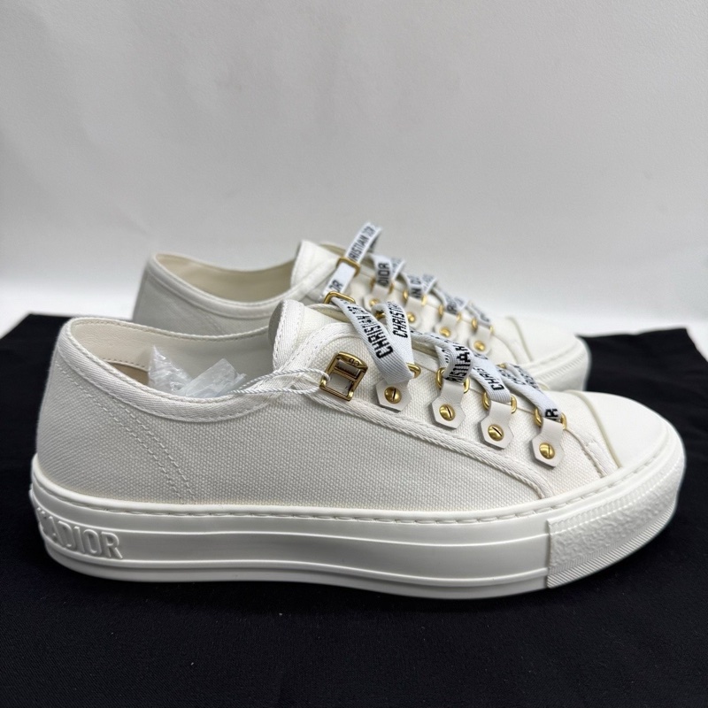 閒置新未使用DIOR迪奧 Walk'n'Dior 厚底鞋白色 36.5碼-3