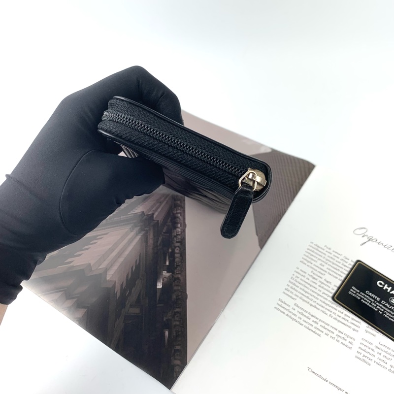 Chanel boy羊皮長夾-3