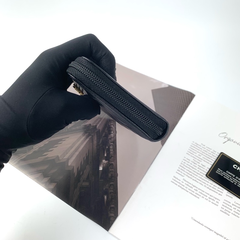 Chanel boy羊皮長夾-5