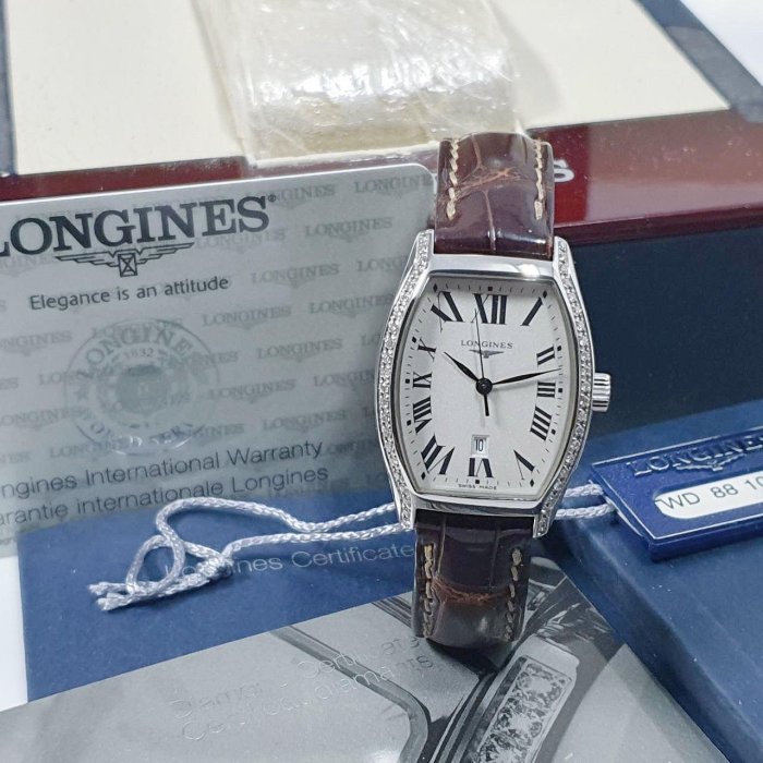 【大眾名錶】 LONGINES 浪琴 L2.155.0.71.5 典藏系列 酒桶型 2009/07 L1639-0