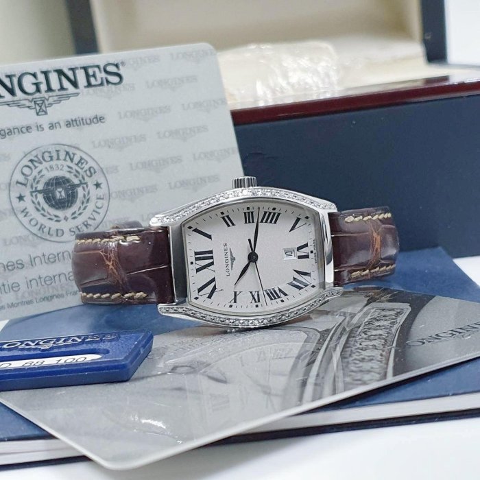 【大眾名錶】 LONGINES 浪琴 L2.155.0.71.5 典藏系列 酒桶型 2009/07 L1639-3