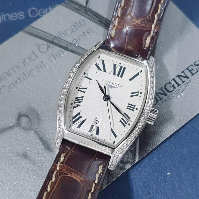 【大眾名錶】 LONGINES 浪琴 L2.155.0.71.5 典藏系列 酒桶型 2009/07 L1639-8