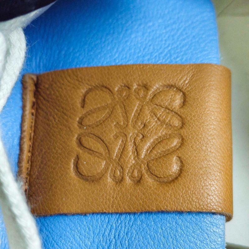 loewe/羅意威 麂皮阿甘休閒運動鞋 藍色 37碼  🈚附件-5