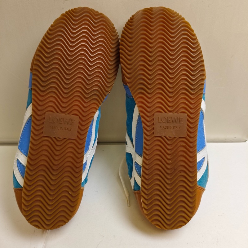 loewe/羅意威 麂皮阿甘休閒運動鞋 藍色 37碼  🈚附件-7