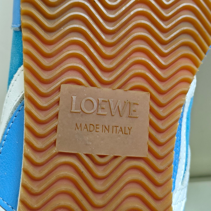 loewe/羅意威 麂皮阿甘休閒運動鞋 藍色 37碼  🈚附件-8