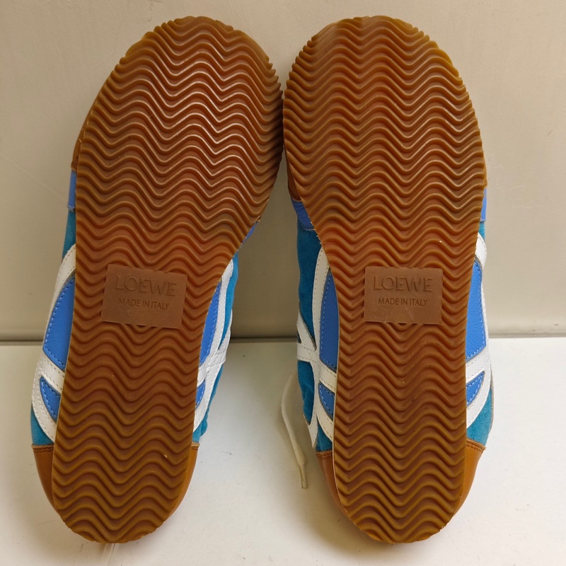 loewe/羅意威 麂皮阿甘休閒運動鞋 藍色 37碼  🈚附件-9