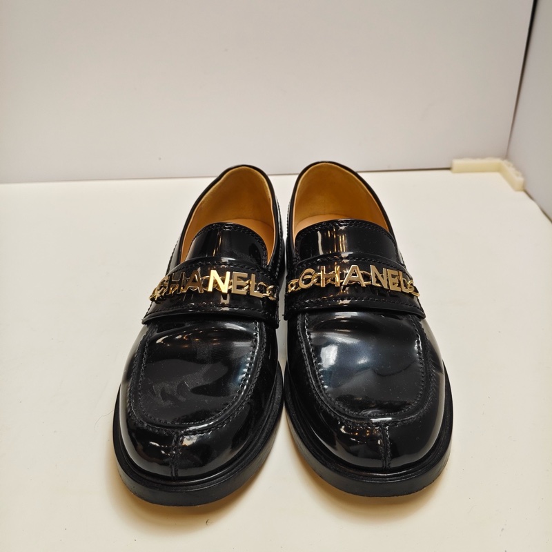 CHANEL/香奈兒 小牛皮 時尚平底 樂福鞋 女款 36.5碼-0