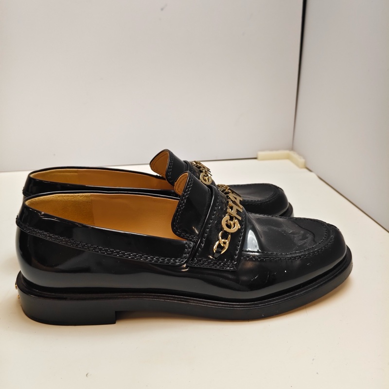 CHANEL/香奈兒 小牛皮 時尚平底 樂福鞋 女款 36.5碼-2