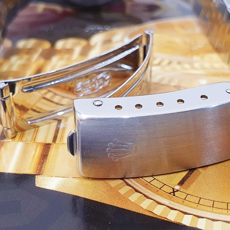 ROLEX 勞力士69173 Datejust 18K半金 蠔式女錶 經典款 金色十鑽面盤 錶徑26mm 自動上鍊 大眾名錶B1269-6