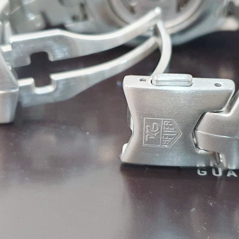 TAG Heuer泰格豪雅 林肯系列CJF2115.BA0594 2022/01卡 計時碼錶 灰色面盤 底蓋裸空 錶徑42mm 大眾名錶B1271-7