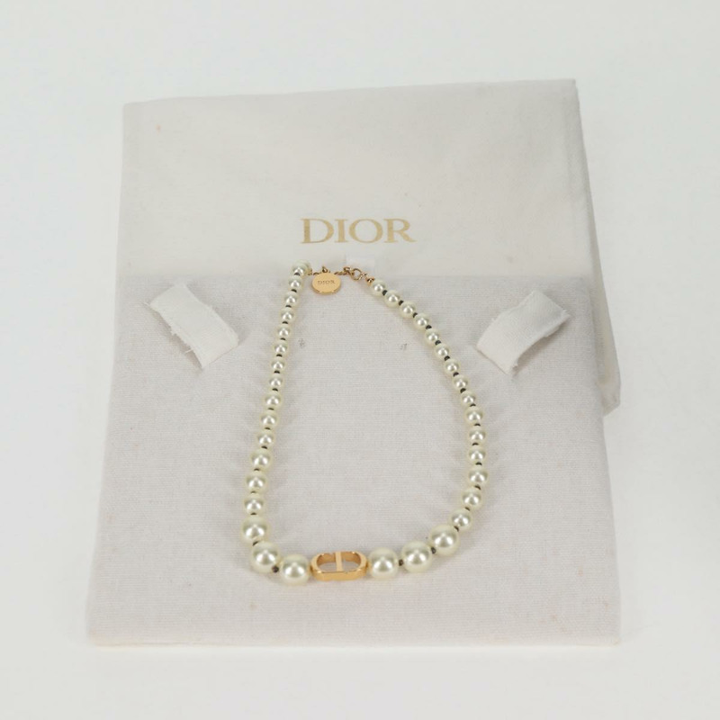 【日本直送】Christian Dior 珍珠白項鍊 正品 BA1350-10
