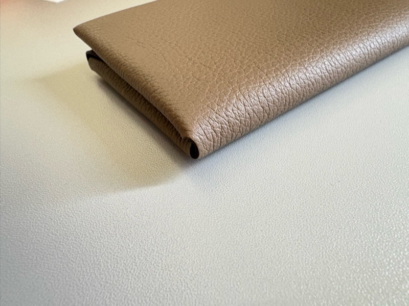 HERMES K刻大象灰CALVI DUO 女款卡夾-5