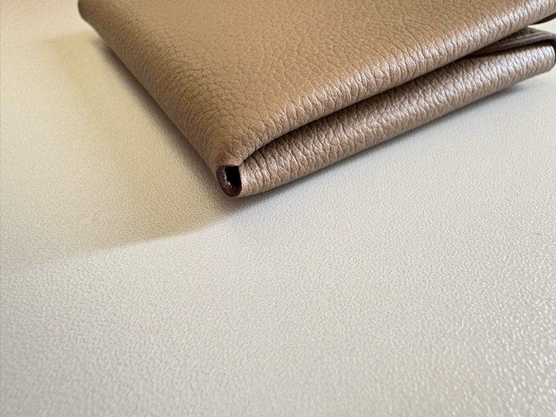 HERMES K刻大象灰CALVI DUO 女款卡夾-12