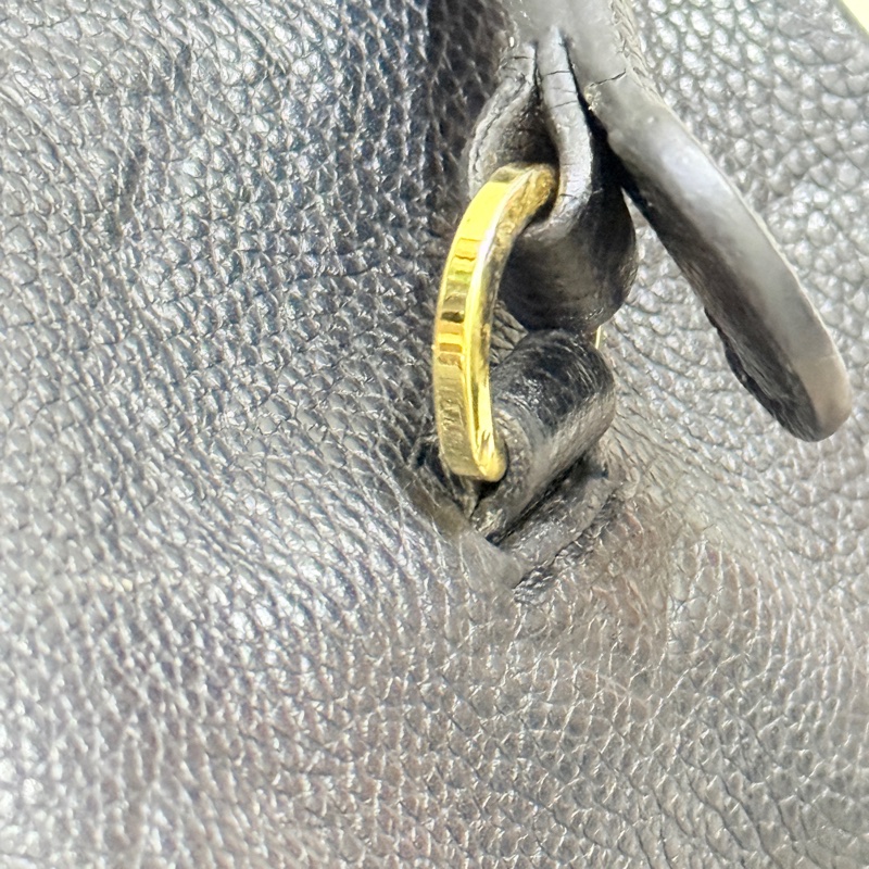 88新✨櫃上破十萬的L V後背包🏅好揹好看的黑色🖤 耐用牛皮小書包-51