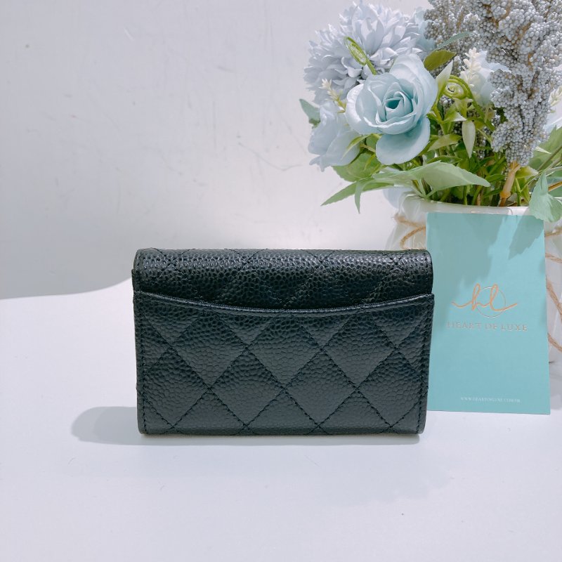 TW4806 Chanel 香奈兒經典翻蓋式卡包 Classic Flap Card Holder Caviar-1