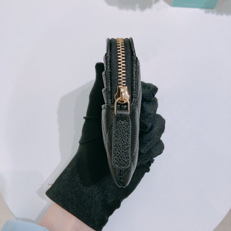 TW4807	Chanel香奈兒經典豆腐零錢包  Classic Zipped Coin Card Holder Caviar-3