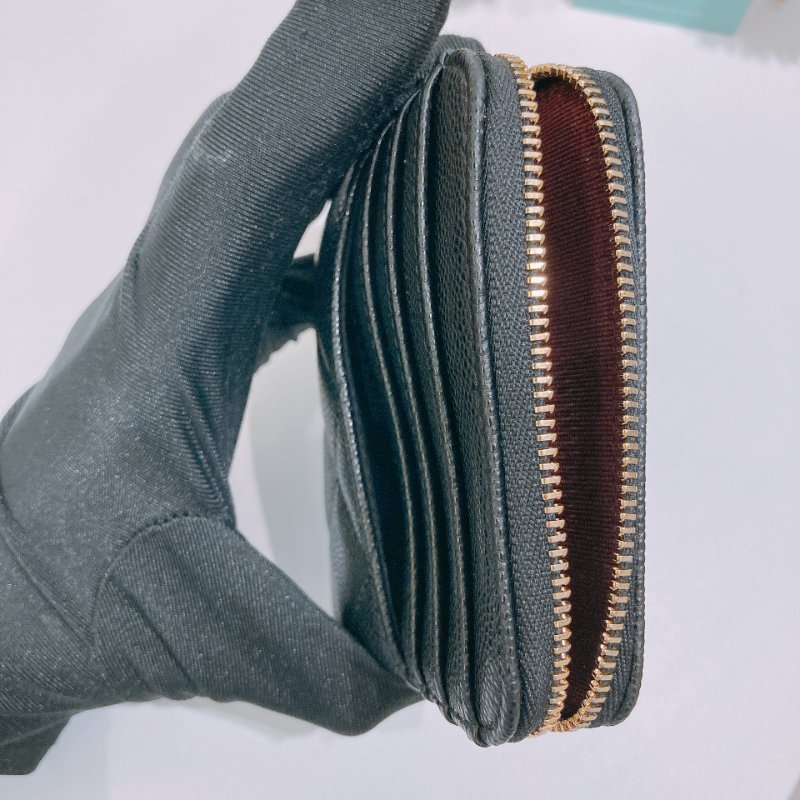 TW4807	Chanel香奈兒經典豆腐零錢包  Classic Zipped Coin Card Holder Caviar-6