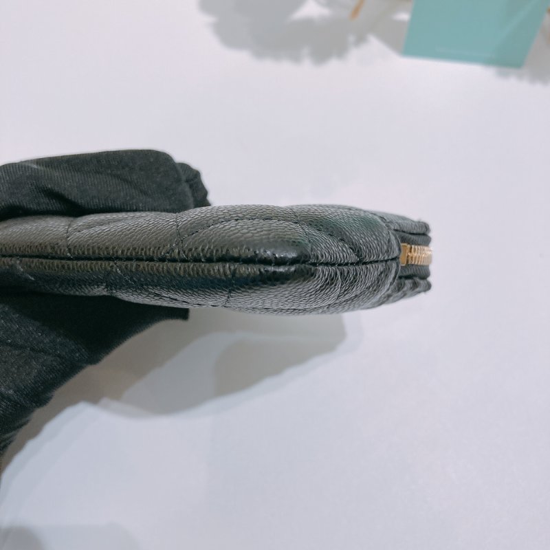 TW4807	Chanel香奈兒經典豆腐零錢包  Classic Zipped Coin Card Holder Caviar-7