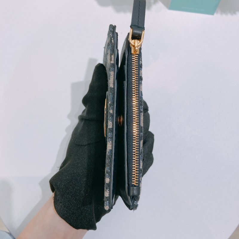 TW4810	Dior 迪奧蒙田經典花紋銀包 30 Montaigne Dahlia Wallet Oblique Blue-5