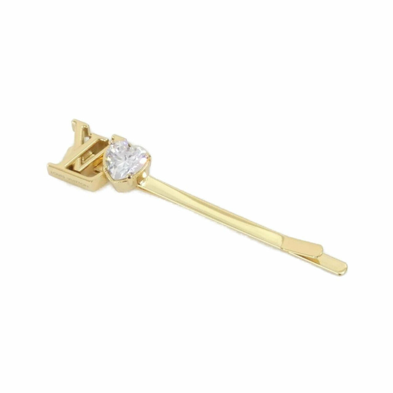 路易威登 LV 標誌性心型髮夾 M02390 髮飾-0