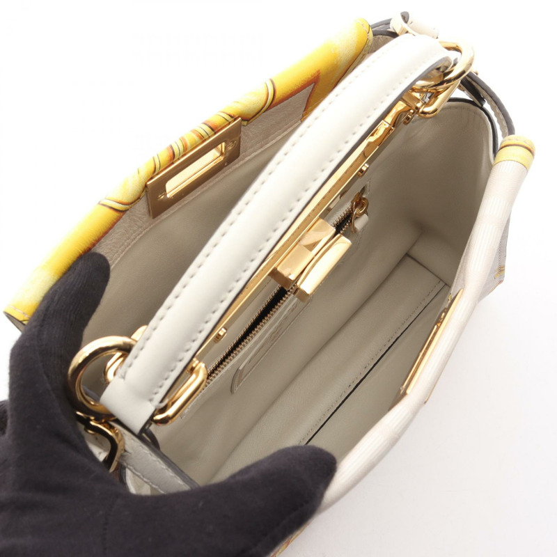 FENDI VERSACE Fenderche Mini Peekaboo 肩挎斜背包 8BN244 皮革-2