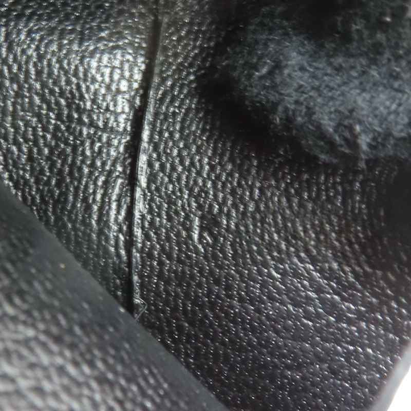 黑色 蜥蜴皮 Calvi 名片夾 K刻 銀扣【HERMES 愛馬仕】 H085836CK-8