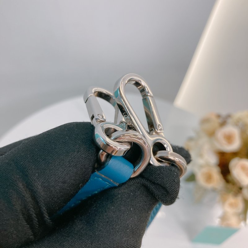 MS0682 Loewe 羅意威 迷你 拼圖包 牛皮 手提 斜背 單肩 黑色 綠色 藍色 銀扣 Mini Puzzle Bag Calfskin Blue,Green and Black X PHW-16