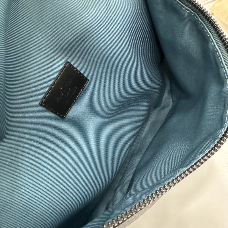 Lv 路易威登 黑色棋盤格帆布拼皮Discovery Bumbag系列腰包 47*9*20cm 19年編碼-6