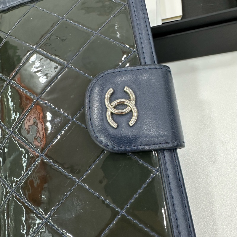 Chanel/香奈兒 拼色折疊錢包-2