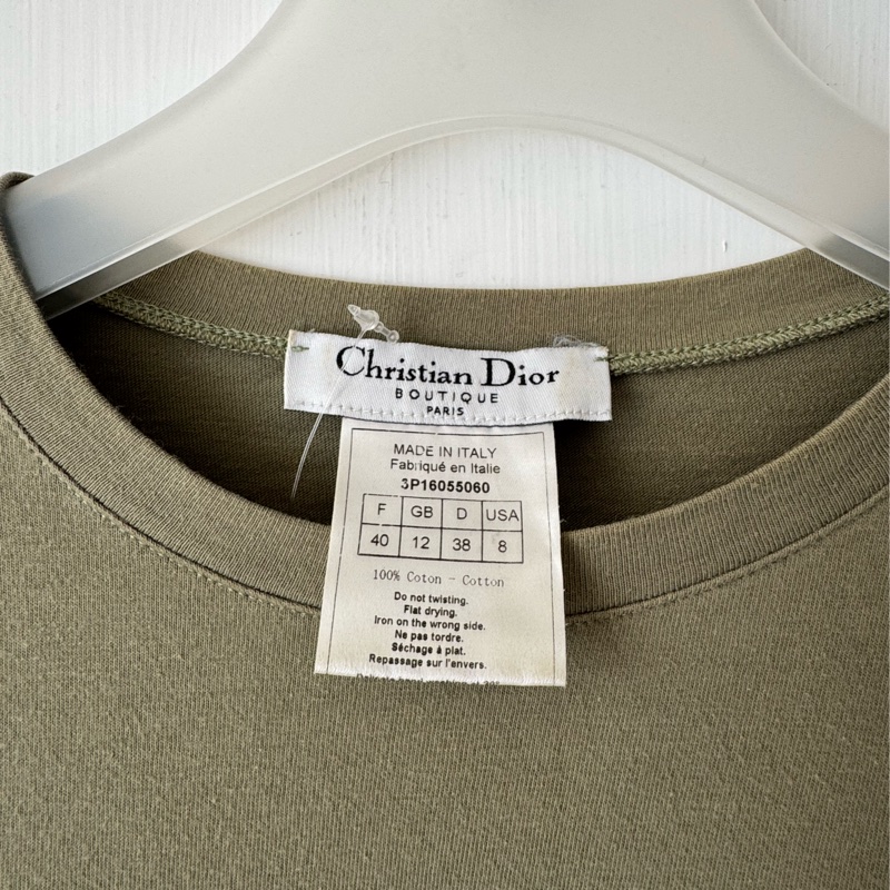 Dior綠綁帶上衣✨-1