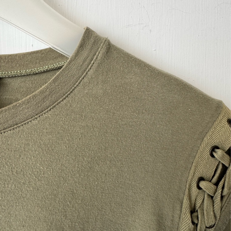 Dior綠綁帶上衣✨-2