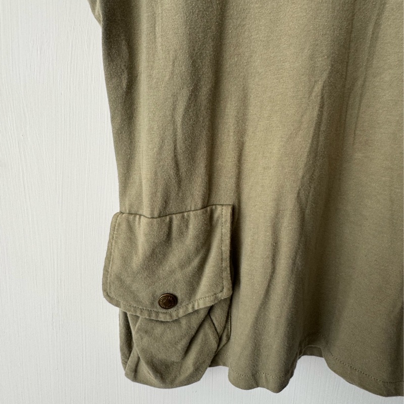 Dior綠綁帶上衣✨-8