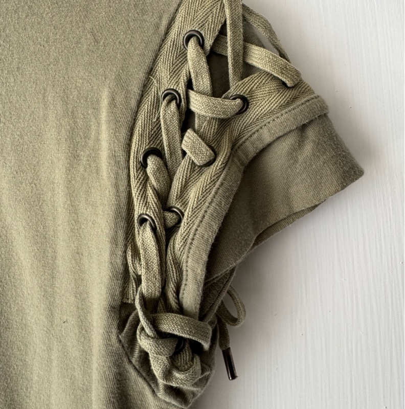 Dior綠綁帶上衣✨-22