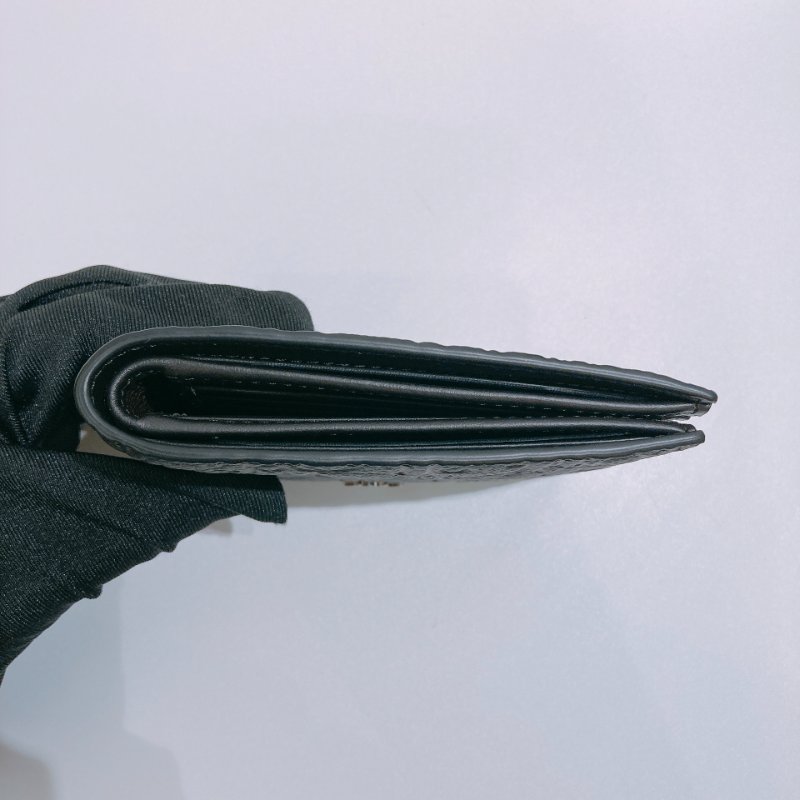 TW4811	Dior 迪奧暗花紋兩摺銀包 Bifold Wallet Brown Dior Gravity Vintage Leather-2