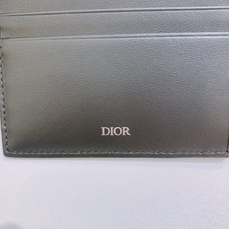 TW4811	Dior 迪奧暗花紋兩摺銀包 Bifold Wallet Brown Dior Gravity Vintage Leather-10