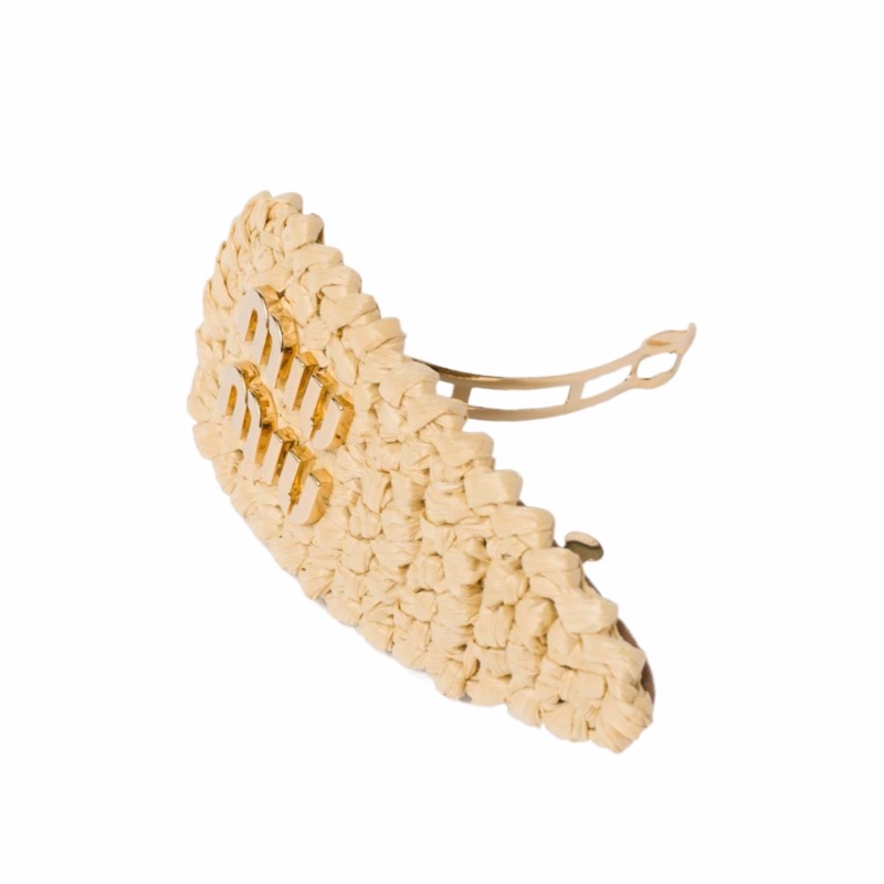 Miu Miu 女士 徽標牌發夾均碼碼-4