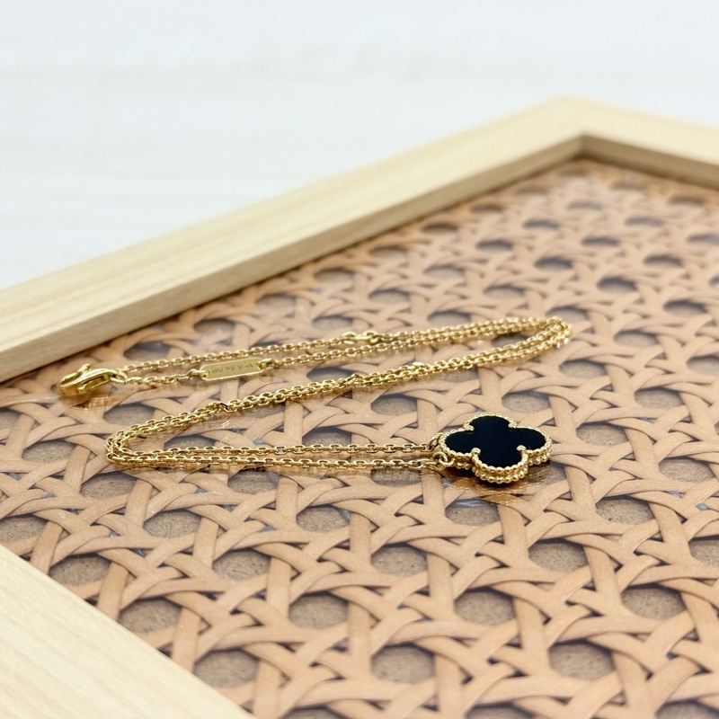 VCA 🖤18k金黑瑪瑙項鍊VCARA45800-8