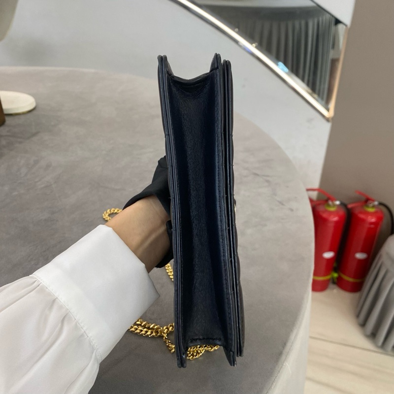 Burberry 巴寶莉黑色鏈條包 🈚附件-5