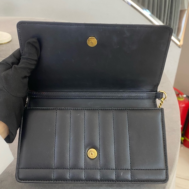 Burberry 巴寶莉黑色鏈條包 🈚附件-6