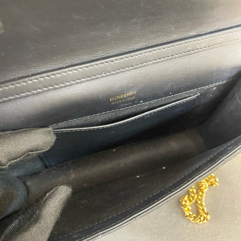 Burberry 巴寶莉黑色鏈條包 🈚附件-7
