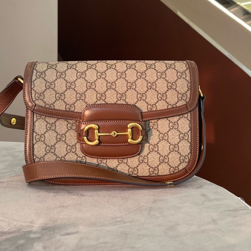Gucci 古馳 1955中號馬鞍包 🈚附件-1