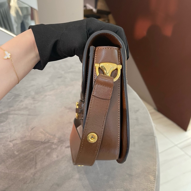 Gucci 古馳 1955中號馬鞍包 🈚附件-9