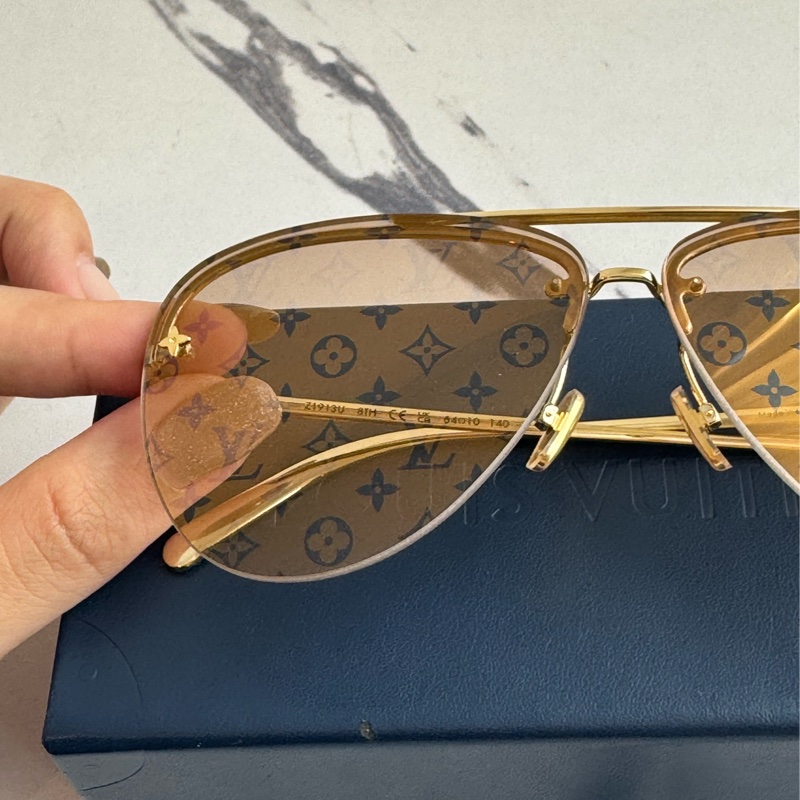 LV Z1913U金色飛行員眼鏡😎😎-2