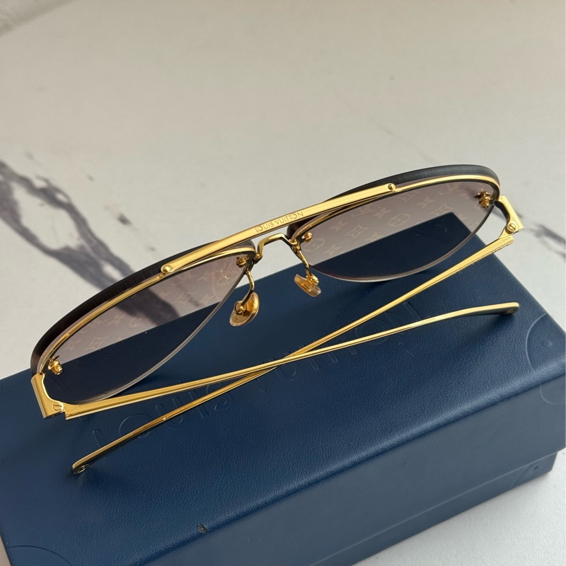 LV Z1913U金色飛行員眼鏡😎😎-3