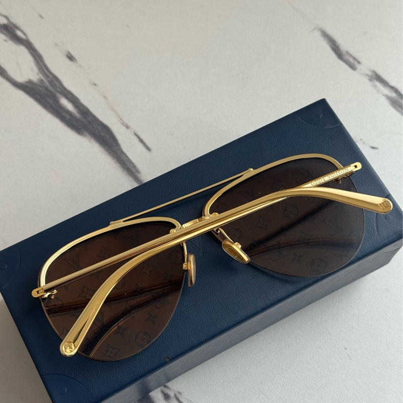 LV Z1913U金色飛行員眼鏡😎😎-4