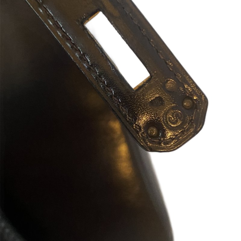 愛馬仕 Hermes Kelly 32 Box Calf 巧克力啡色 金扣 GHW 凱莉32 中古-6